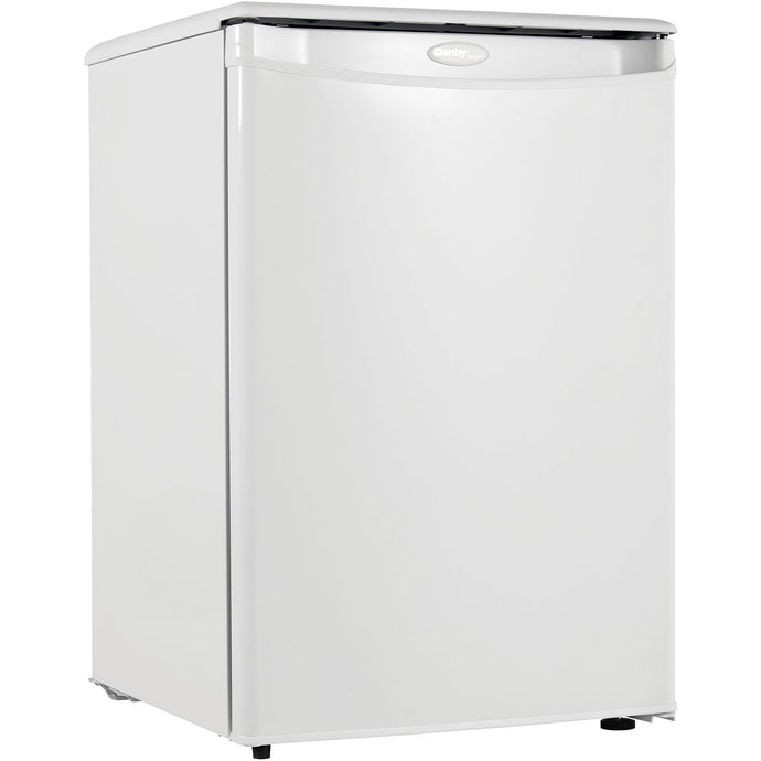DAR026A1WDD - Danby 2.6 CF Refrigerator White - Front Angle - Danby Appliances