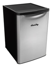 Load image into Gallery viewer, Danby DAR026A2BSLDB 2.6 Cu.ft Contemporary Classic Compact Refrigerator in Spotless Steel
