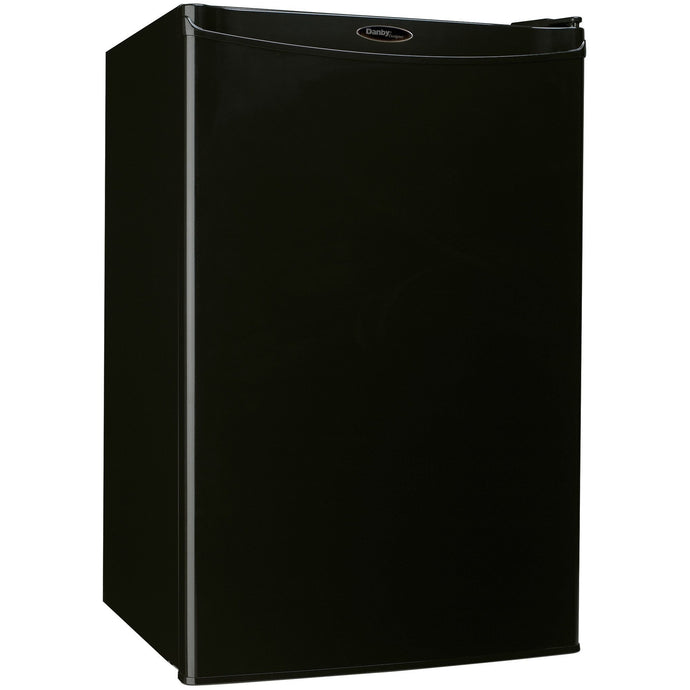 DAR044A4BDD-3 - Danby 4.4 CF Refrigerator Black - Front Angle - Danby Appliances