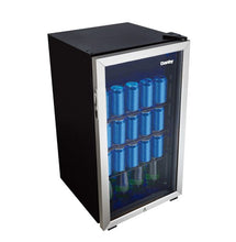 Load image into Gallery viewer, DBC117A1BSSDB-6 - Danby 117 (355ml) Can Capacity Beverage Center - Side Image with Cans
