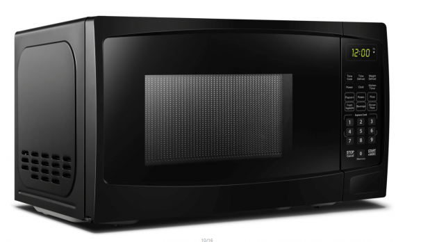 DBMW0720BBB- Danby 0.7 cuft Black Microwave - Front Angle